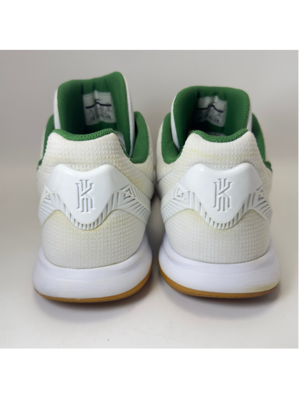 Men's Nike Kyrie Flytrap II Celtics Basketball Sneakers Size 14 White Green - Picture 7 of 12